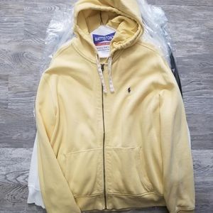 Polo hoodie XL Yellow gently used retail $125